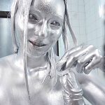 【HD】西田カリナ★銀粉オナニー メイキング映像付き